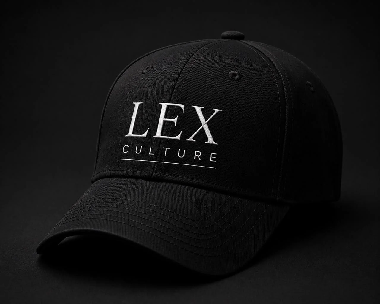 LEX Cap, White Wordmark